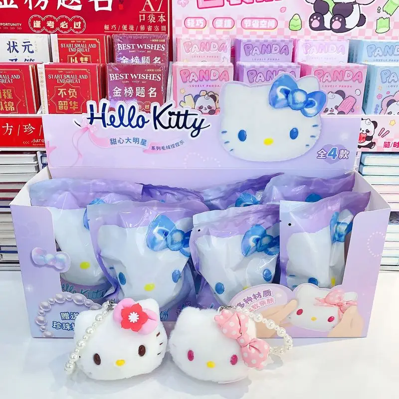 

Genuine Sanrio Hellokitty Sweetheart Celebrity Series Blind Bags Decompression Toys Anime Hello Kitty Ornaments For Kids Gifts