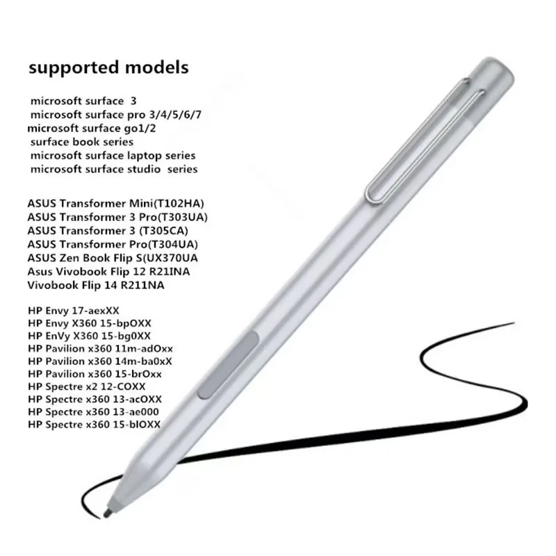 Stylus Pen for HP EliteBook x360 G6/G5/G4/G3/G2, HP Elite x2 G4/1013 G3/1012 G2/1012 G1, HP ProBook G1/G2, HP Pavilion x2 12-b0x 3