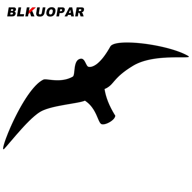 

BLKUOPAR For Seagull Silhouette Car Stickers Waterproof Simple Decals Occlusion Scratch Surfboard Caravan Decor Car Label