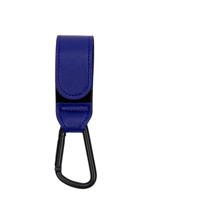 Stroller Hooks Baby Diaper Bag Hook Stroller Organize PU Leather Adjustable Pram Multi-function Hook Strong Bearing High Quality