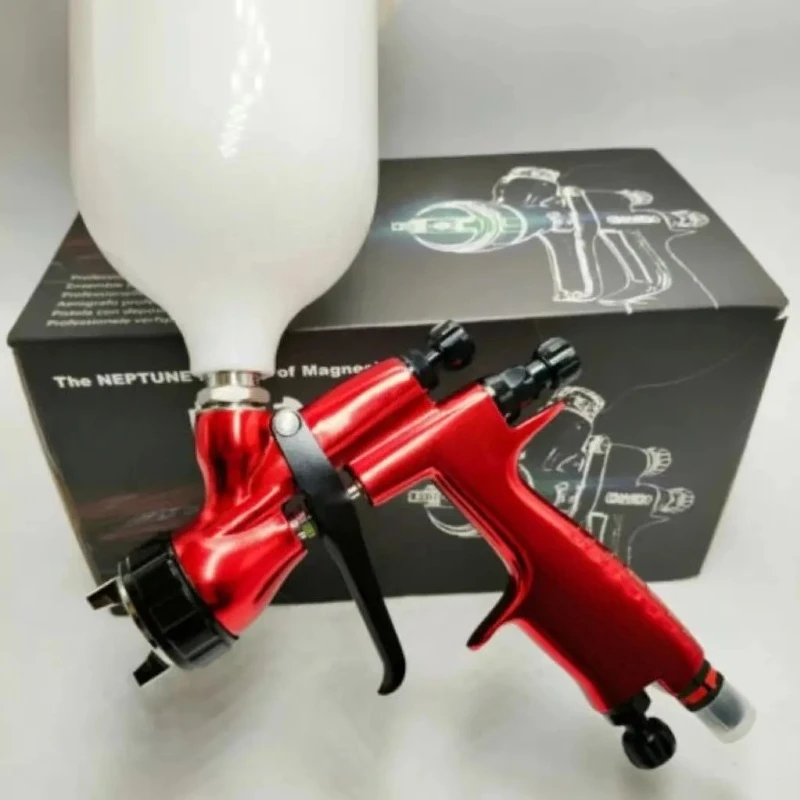 

Paint 600ml For Devwblss Neptune red 110B 1.3mm Nozzle Professional Spray Gun（Quick delivery）