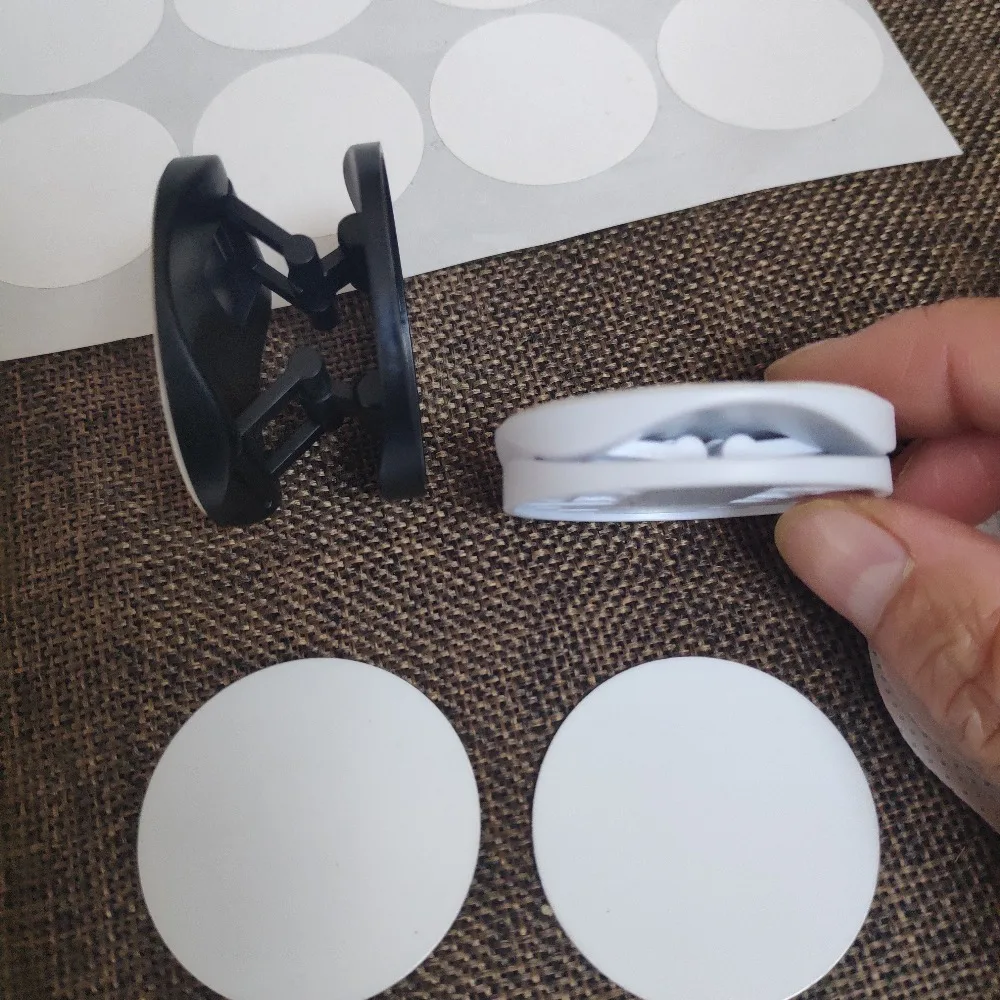 

50 шт./лот, пустой держатель для мобильного телефона с сублимационной вставкой, термопрозрачная печать, чехол для телефона, держатель, подставка