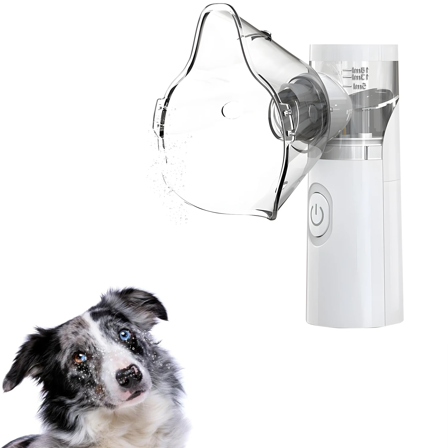 Smart Handheld Home Use Pet Nebulizer for Cats & Dogs - Easy-to-Use Animal Nebulizer for Respiratory Relief & Pet Health