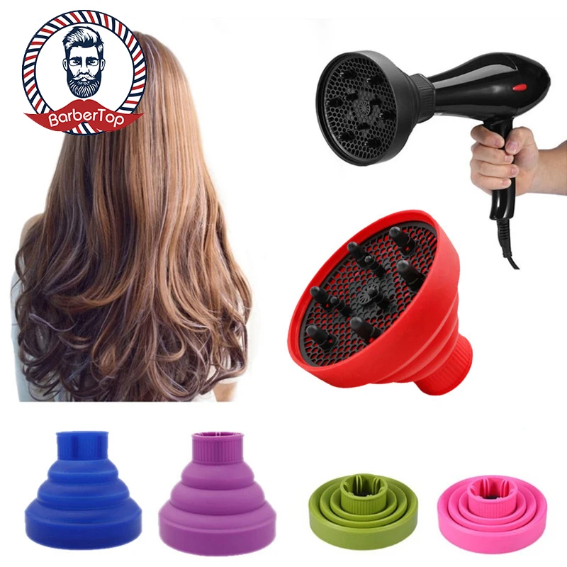 NEWCollapsible Hair Dryer Diffuser Attachment Barber Foldable Salon Hair Diffuser for Blow Dryers Barbershop Tools