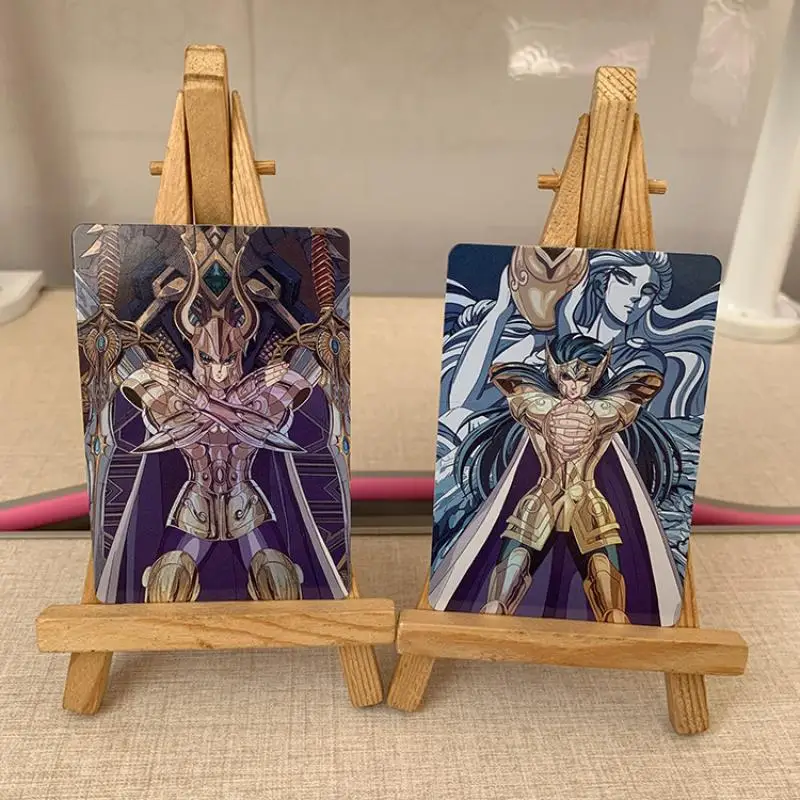 Gold Saint Seiya แฟลชการ์ดวาดด้วยมือ Series Diy ชุด 12 แผ่นอะนิเมะคอลเลกชันเกมการ์ดของขวัญสําหรับเพื่อน