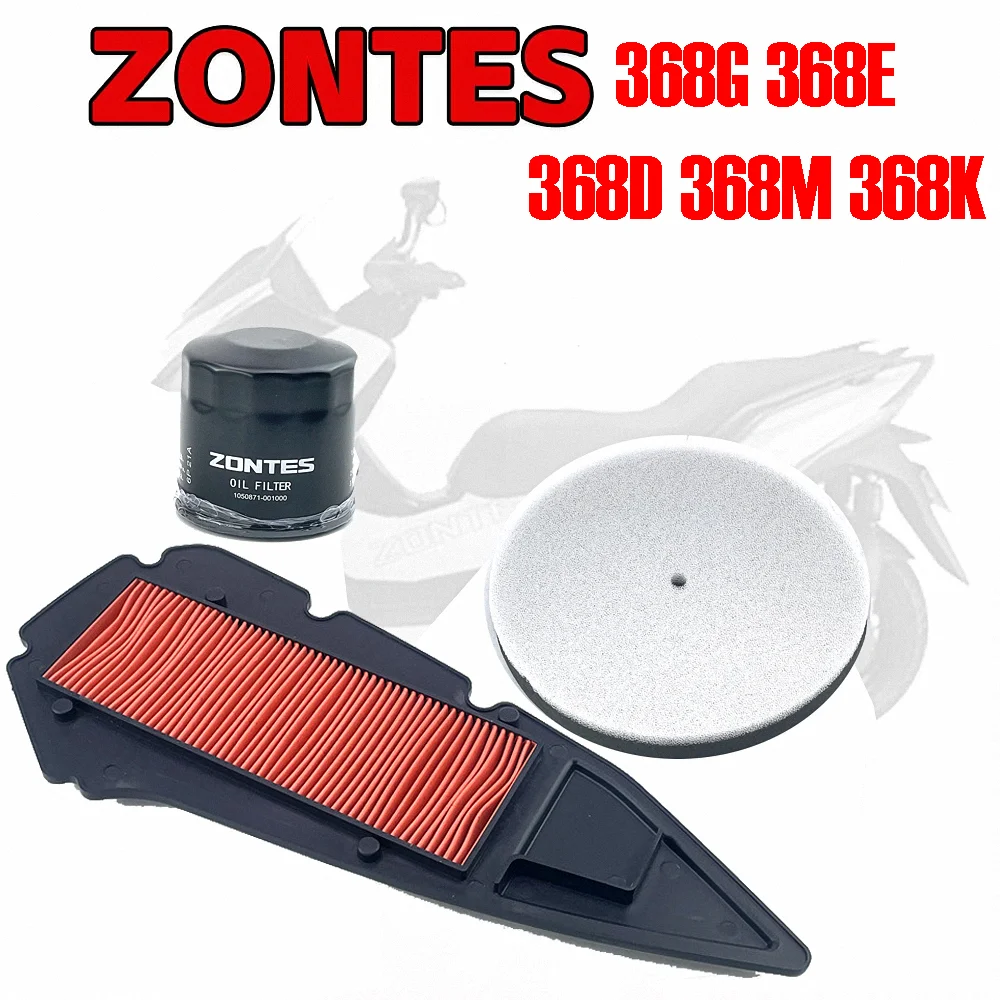 

For ZONTES 368E 368D 368M 368G 368K High Flow Air Filter Oil Drive Element Intake Cleaner Motorcycle Accessories E D M G K 368
