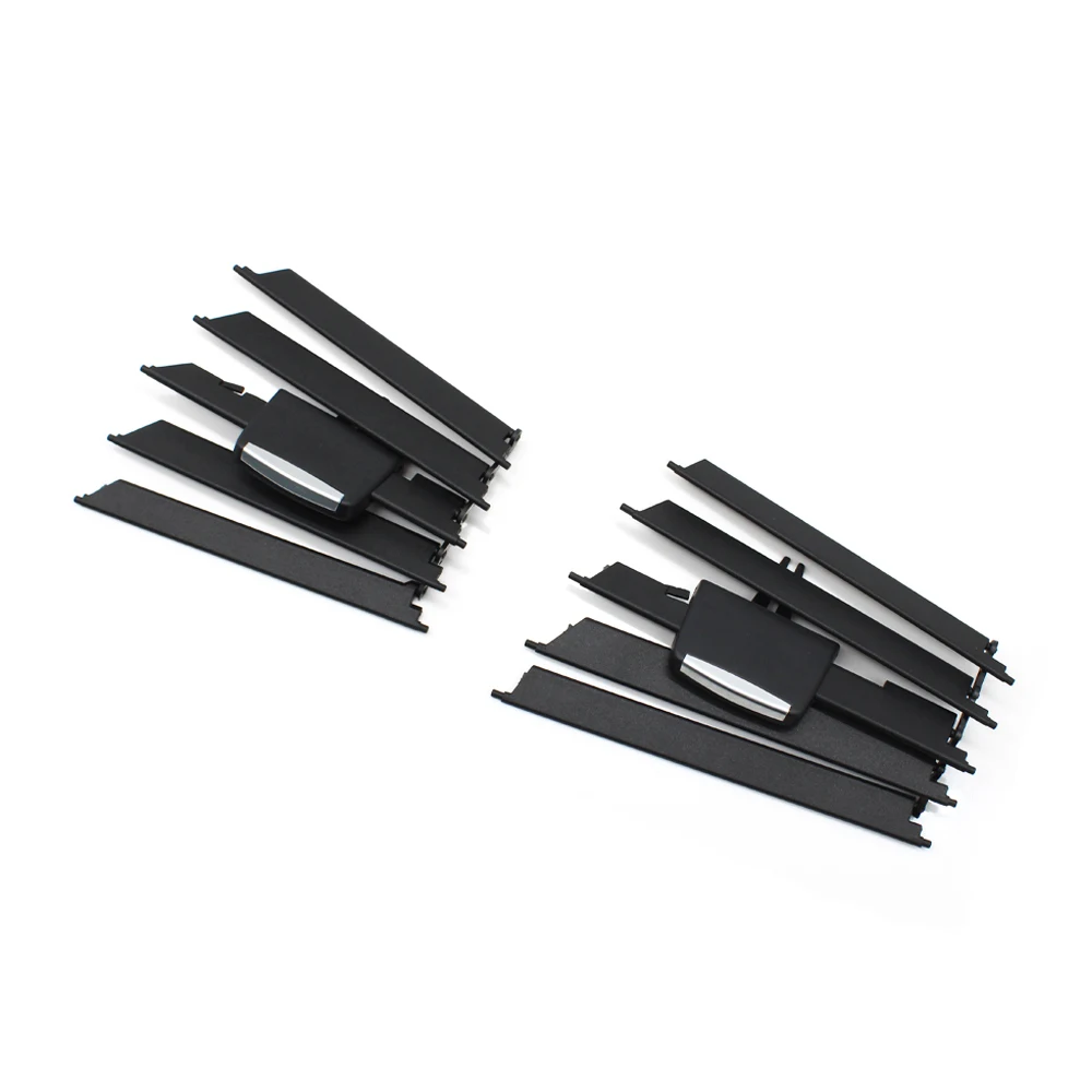 Grille D'Aération Avant/Centrale BMW Série 5 F10 F11 F18 - Noir Et Chrome Lumineux - Qualité Premium 2010-2016