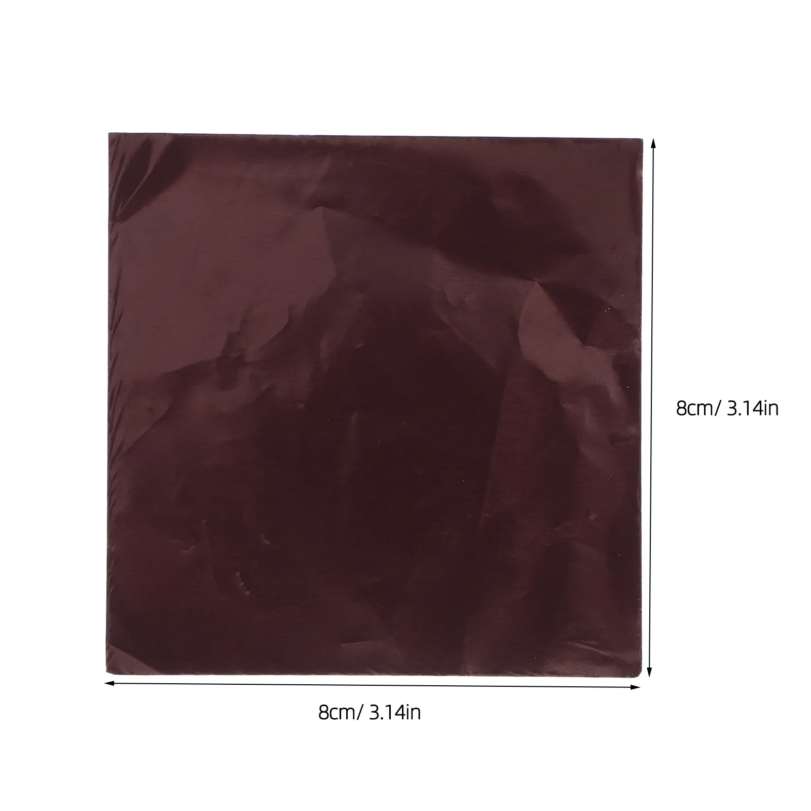 500Pcs Chocolate Wrappers Colored Square Foil Sheets 8x8cm Food Wrapper Chocolate Candy Packaging Party Favor Holiday view 5