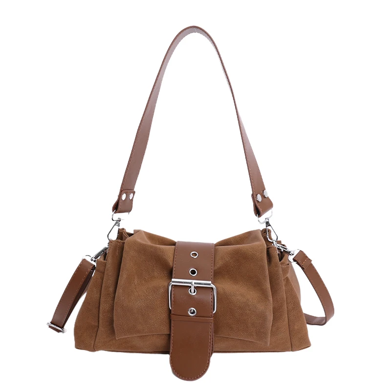 

Fashion Women PU Leather Handbags High Quality Ladies Solid Shoulder Messenger Bags for Women Casual Female Belt Crossbody Bag