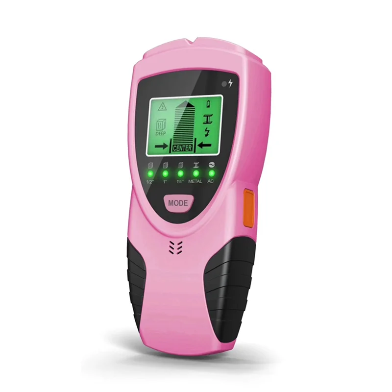 A73E-5-in-1 Wandscanner Muur Houtstroomdetector Randcentrum Vinden Digitale Stud Finder Sensor
