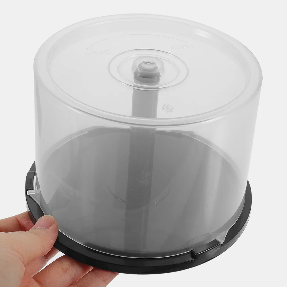 旅行用プラスチックコンテナユニット,空のCDバケット,DVDボックス,ディスクストレージホルダー,ブラケット