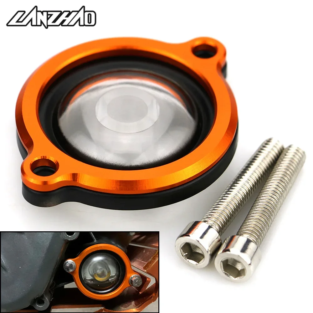 Duke Motorcycle Engine Cover Fuel Filter Cap CNC Aluminum Accessories No Leakage for KTM Duke 250 390 2017 2018 2019 2020