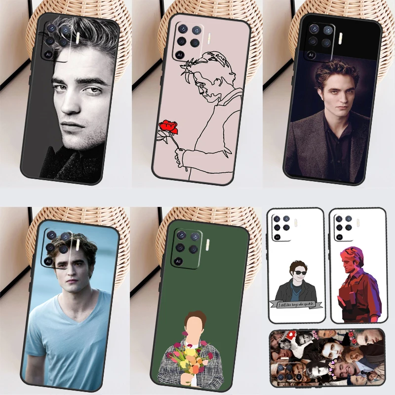 Robert Pattinson For OPPO A77 A57 A18 A58 A78 A98 A15 A17 A54 A74 A94 A52 A72 A5 A9 A53 S A16 A76 A96 Case