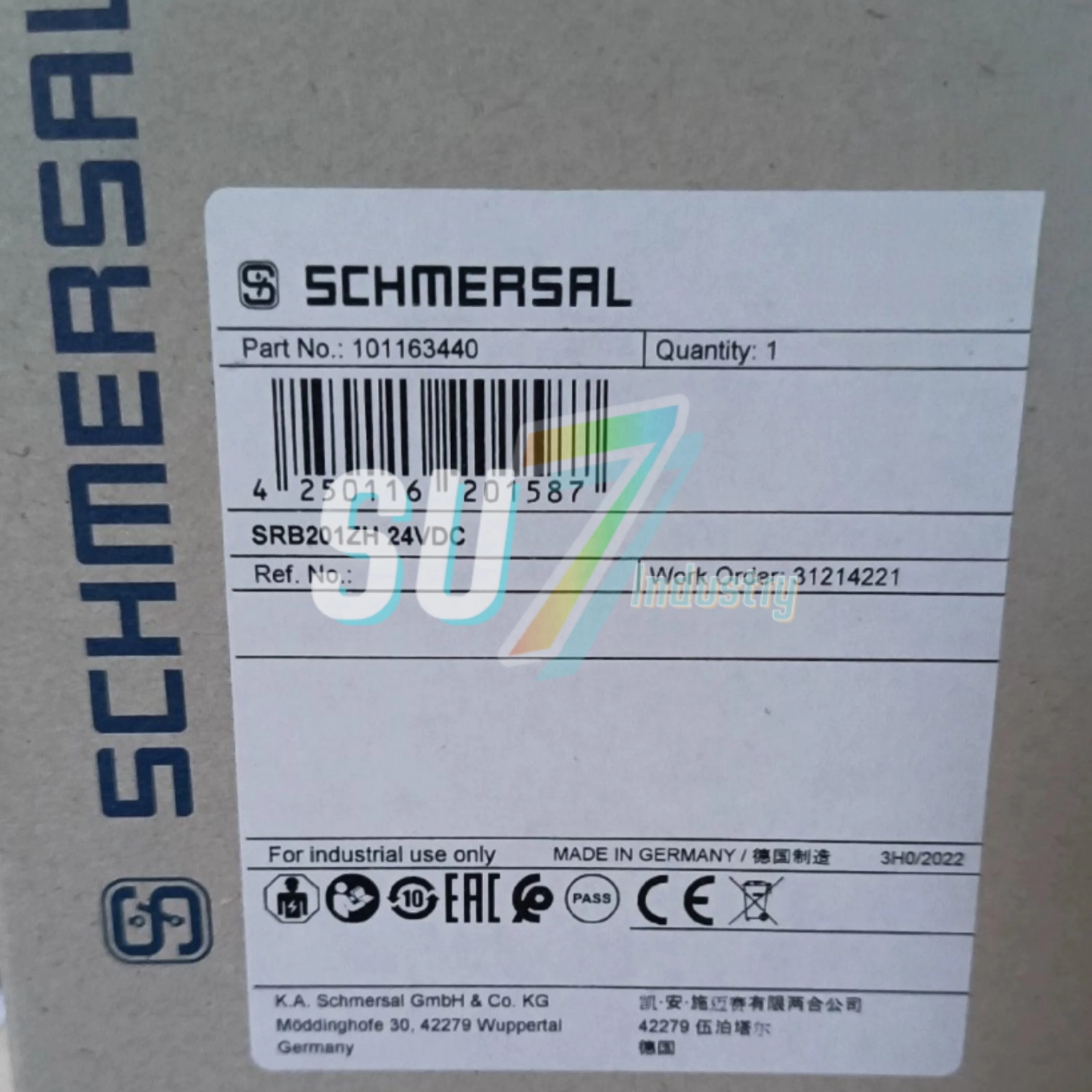 SRB201ZH-24VDC 101163440 ใหม่ในคลังสินค้ารีเลย์นิรภัย