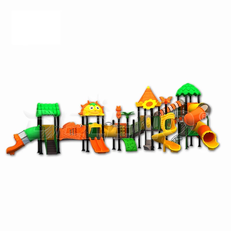 

Combination Outdoor & Indoor Playground Equipment Children's Plastic Slide Trampoline Park For Schools Sports Residential Areas