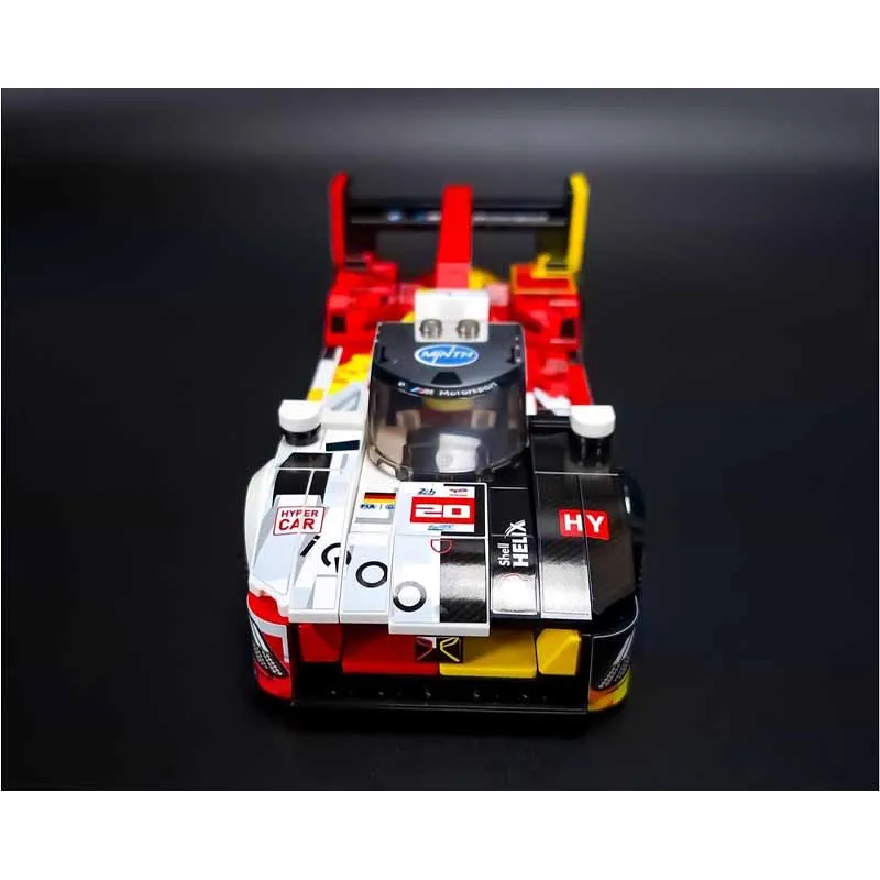 

MOC-242910 New Urban Sports Racing Car Building Block Model, 315 Parts, Toy Gift for Boys, Children's Birthday and Christmas