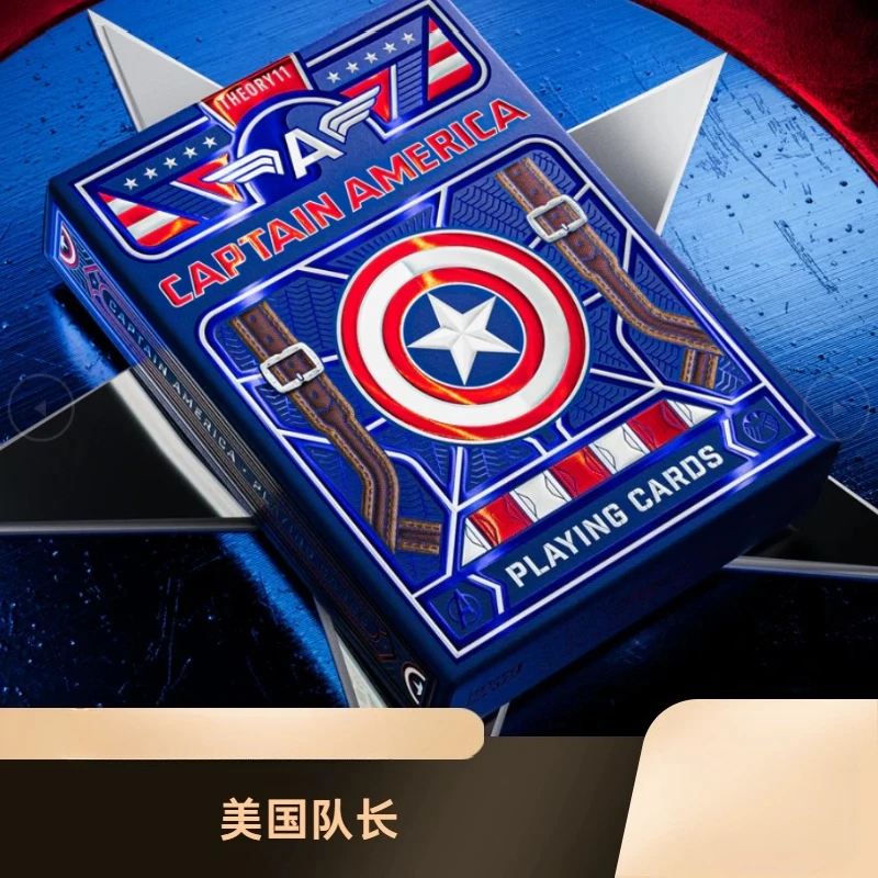 新しいマーベルキャプテンアメリカポーカーアニメトランプクリエイティブボードゲームエンターテイメントポーカーカードおもちゃファン収集ギフト