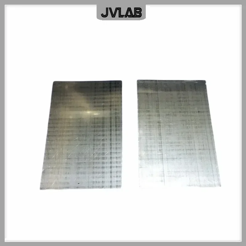 Hull Cell Stainless Steel Cathode Plate 100*65*0.2 mm Special for Hall Groove Electroplating Testing Experiment 100 Sheets