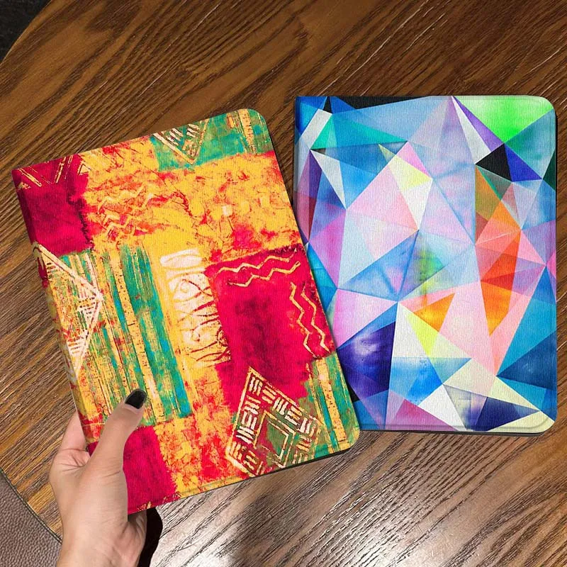 

Ethnic Pattern Colorful Design Tablet Case For Apple iPad Air Pro mini 1 2 3 4 5 6 7 8 9 11 M2 M3 M5 M4 5th 6th 7th 10th 11th