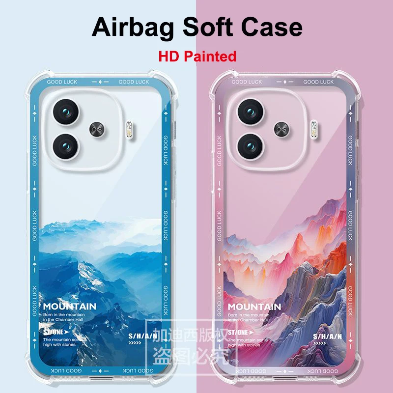 For Vivo iQOO Z9 Turbo + Phone Case iQOO Z9Turbo Plus Transparent Shell For iQOO Z9 Z9X TPU Silicone Soft Back Cover Z7 Z8 Z8X