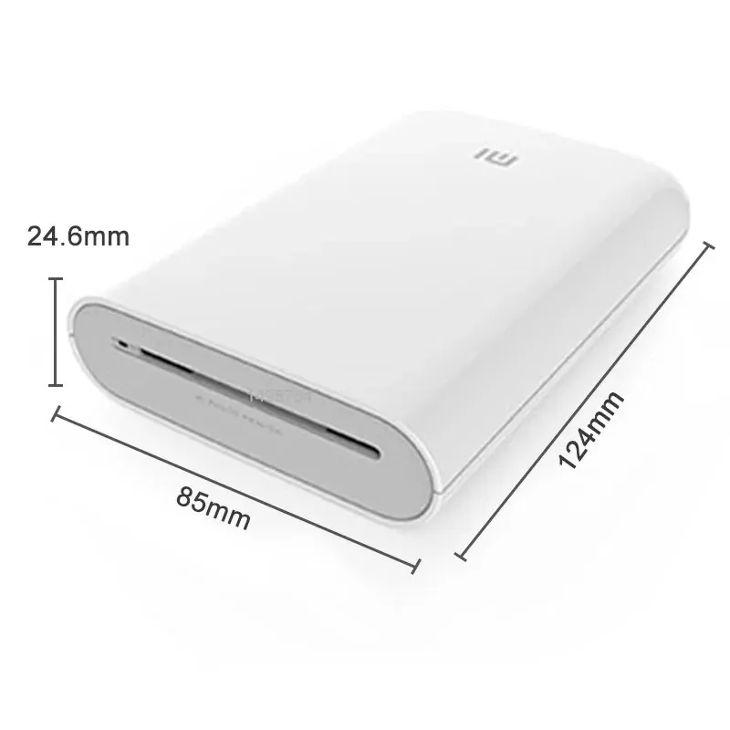 Nieuwe Originele Draagbare Mini Xiaomi Pocket Fotoprinter Draadloze Bluetooth Thermische Print Ar Video Mijia Zink Zelfklevende Kleur