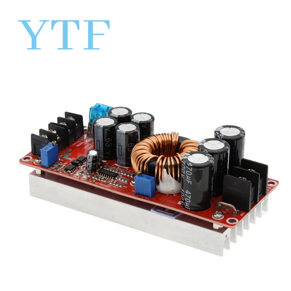 

1200W 20A DC-DC Boost Converter Step Up Power Supply Module 10-60V To 12-83V Adjustable Voltage Charger