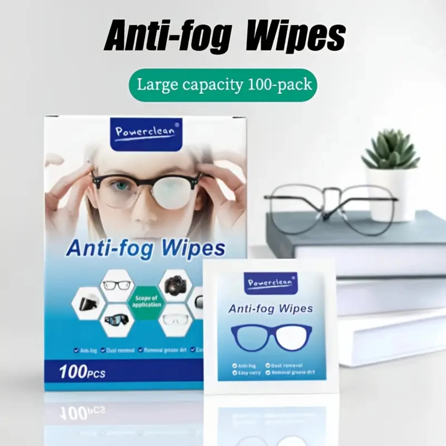 Eyeglasses Cleaning Cloths Wipes - 2 Boxes Eyeglasses Cleaning Wipes