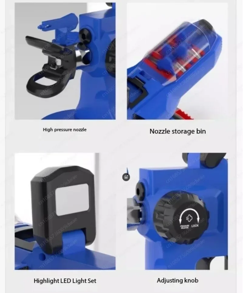 

Electric lithium battery high pressure airless spraying machine spray gun paint paint latex paint sprayer watering can
