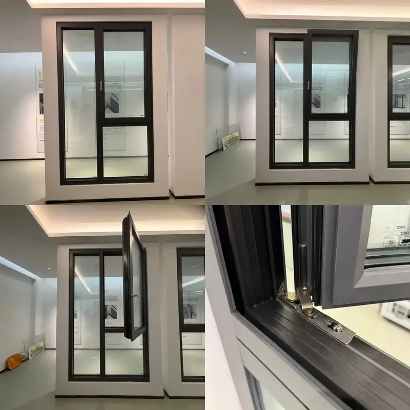 Australian Standard AS2047 Aluminum Thermal Insulation Double Tempered Glass Sliding Windows for Villa Residential