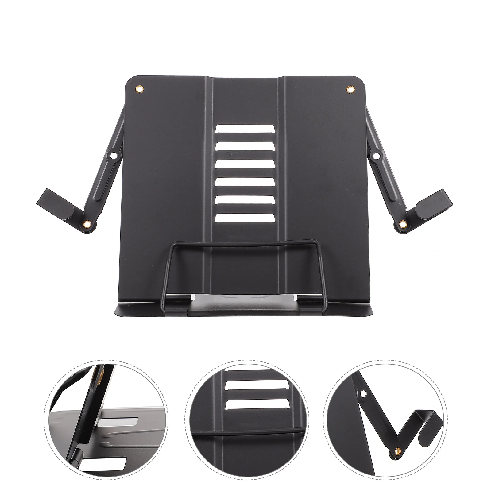 

1pc Reading Stand Iron Bookshelf For Kids Music Scores Textbooks Desktop Holder Student Rack Home Office Library Use