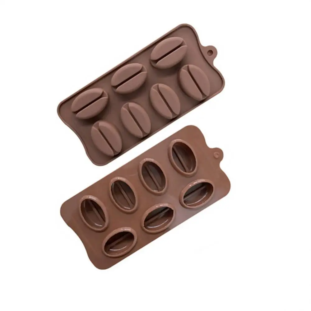 Ice Tray Quick-freezing Coffee Bean 21x10.5x1.8cm Silicone Household Tools Ice Mold Food Grade For Household Use Ice Storage Box