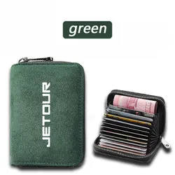 Car Driving license Zipper card sleeve Storage thin bag convenient Wallet clip for Chery Jetour X70 X70SM X90 X95 Accessories