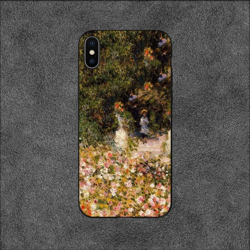 Pierre-Auguste Famous Paintings Renoir Phone Case For iPhone 11 12 Mini 13 14 Pro XS Max X 8 7 6s Plus 5 SE XR Shell