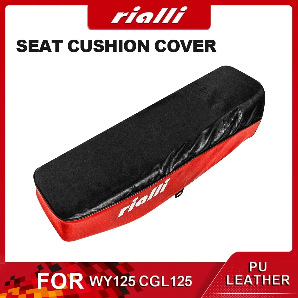 

For WY125 CGL125 Motorcycle Seat Cover Waterproof Dustproof Cushion PU Leather Protector Sunscreen Cover Motorbike Accessories