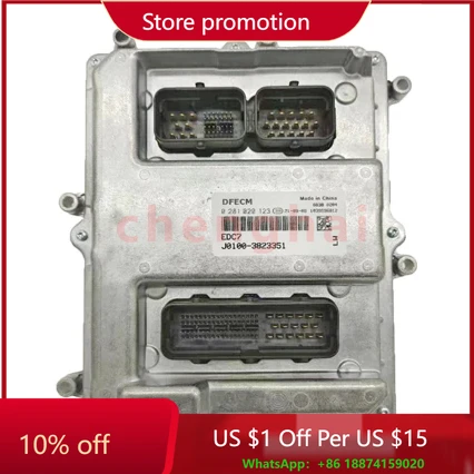

0281020123 Electronic Control Module ECM ECU Engine Control Unit Engine Computer Board ECU EDC7 J0100-3823351