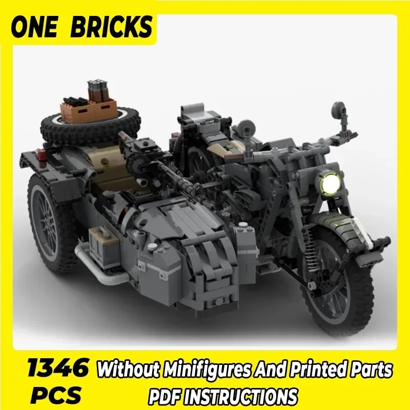 Moc Building Bricks Military Car Model World War II Motorcycles Technology Modular Blocks Gifts Christmas Toys DIY Sets Assembly