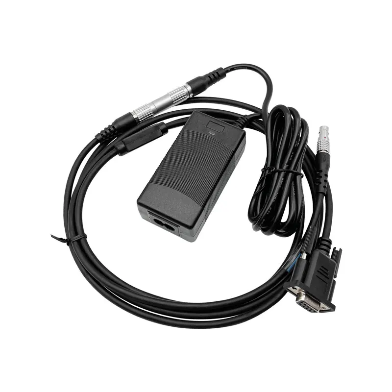 

New GEV270 (807696) Charger + GEV187 Cable RS232 Y-type Data Download For Leica Total Station TPS GPS DNA Levels