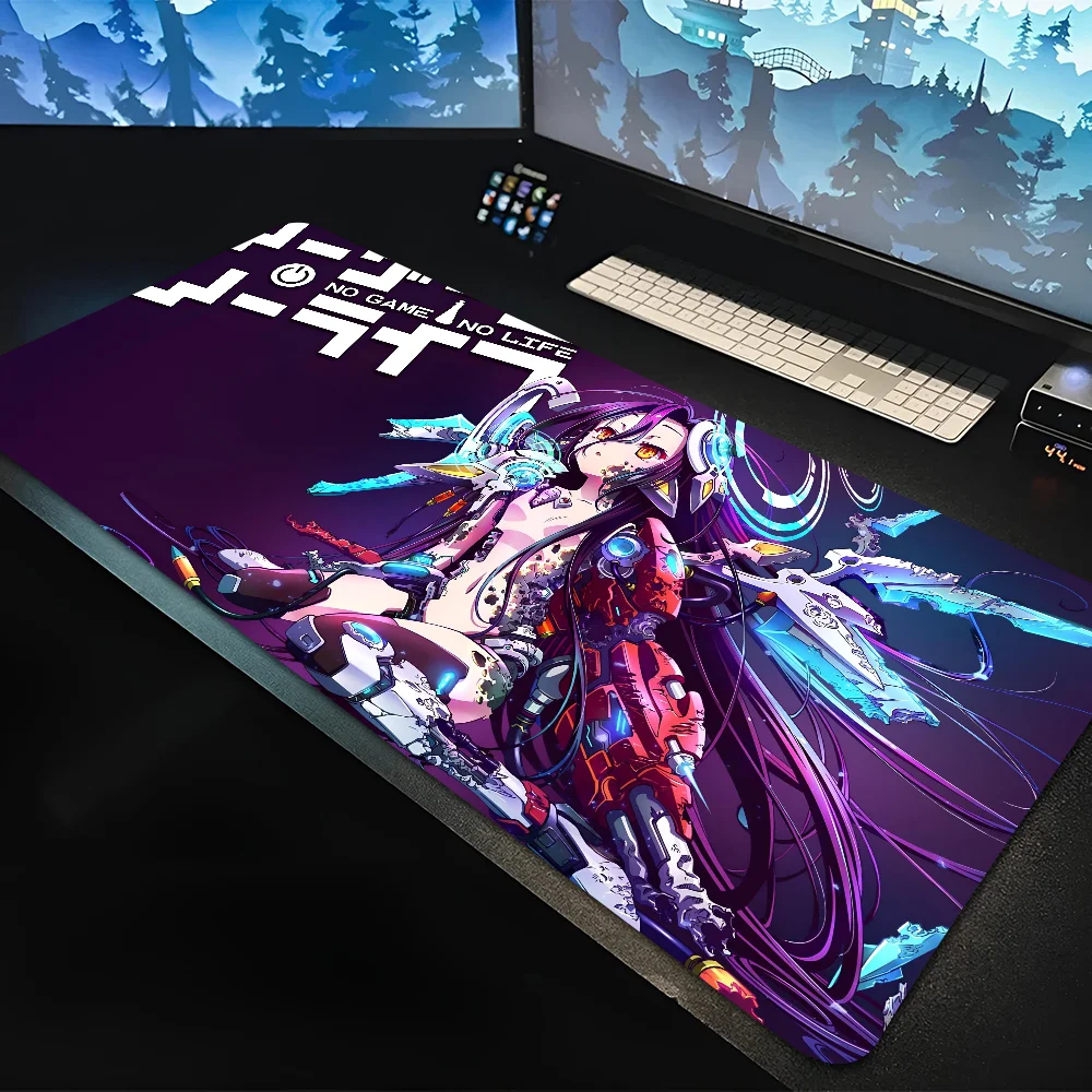 

No Game No Life Non-slip Mouse Pad Suitable For Office Computers Laptops E-sports Game Desk Mats XXL Keyboard