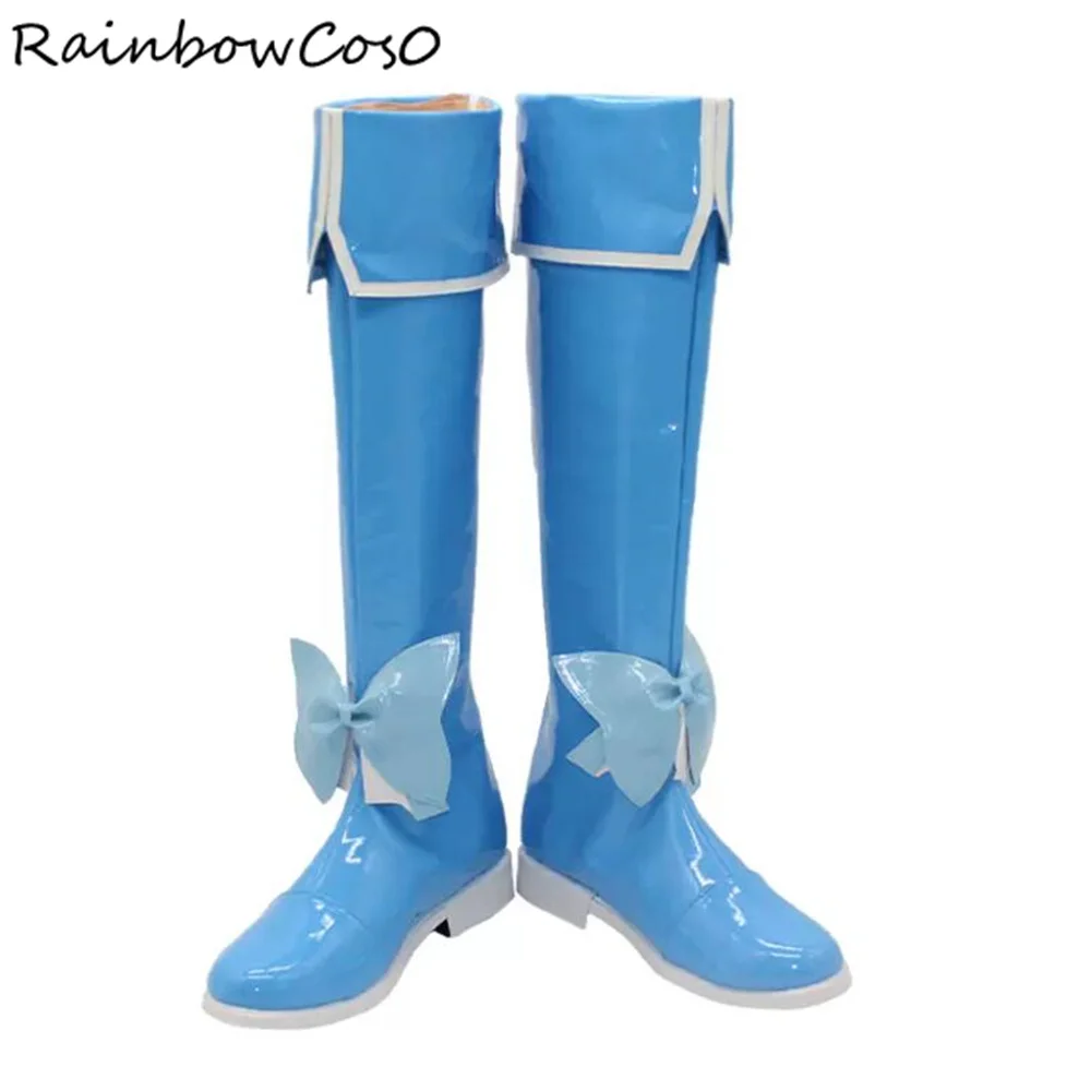 Minakami Sayo 나는 마법 소녀를 경탄하고 마법 소녀 코스프레 신발 부츠 게임 애니메이션 파티 할로윈 ChritmasW3827