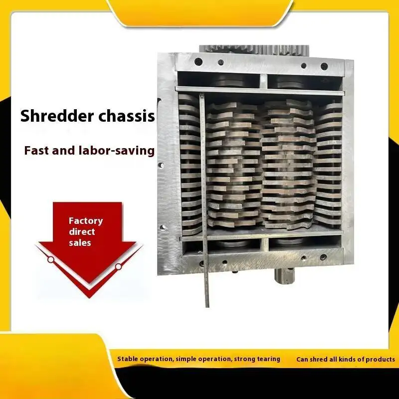 

New Industrial 2025 Large Scale Shredder Multifunctional Double Axis Crusher Plastic Iron Sheet Wood Waste Metal Scrap Crusher