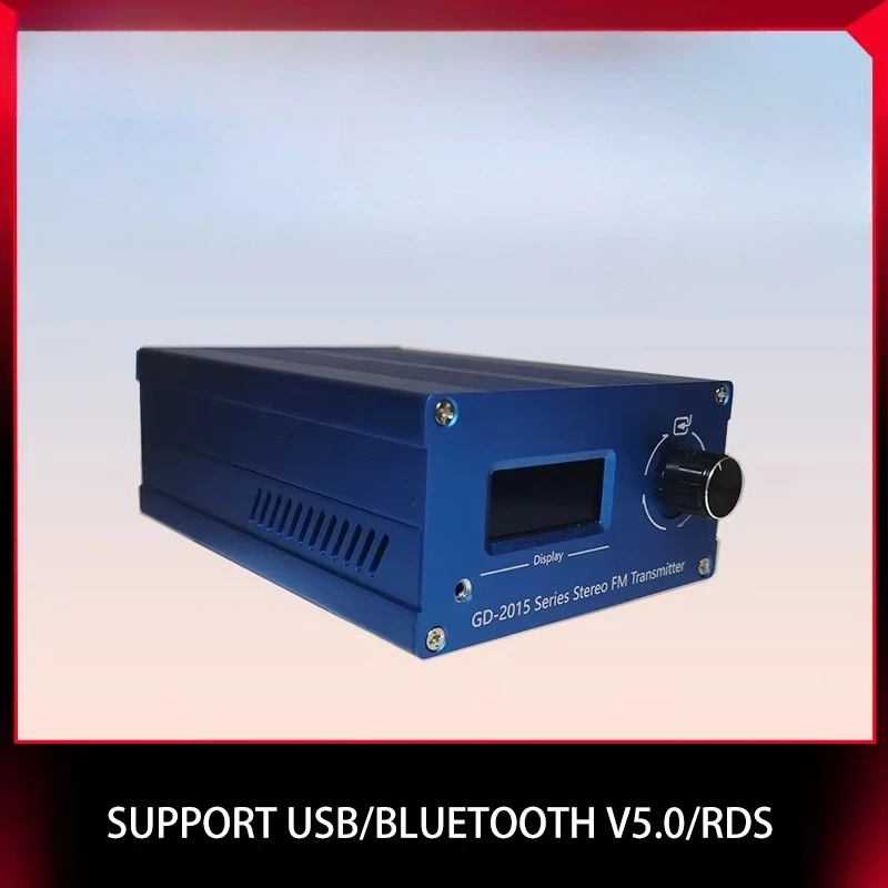 

Gold seller GD-2015-ALL-250W 15W FM Broadcast Radio Transmitter + 250w Diople Antenna + Coaxial Cablet Radio Station QN Chip Q9