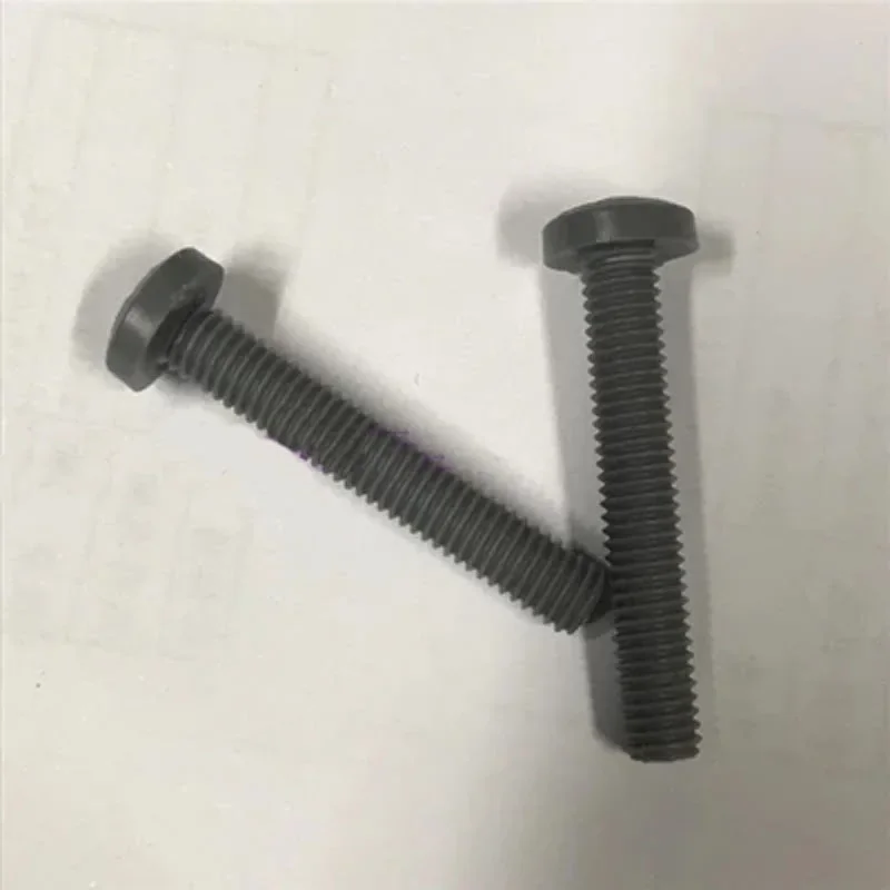 Best1 30pcs M4 PVC Cross Pan head Phillips round heads Screw Acid and alkali resistant preservative Plastic bolt 6mm-40mm Length