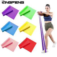 Yoga Flexibility Stretching Equipment Gymnastics Exercise At Home Resistance Fitness Bands Accessories Pilates Belt Trainer Foot