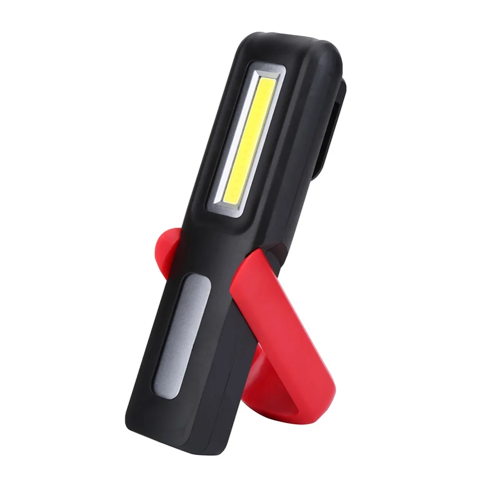 Two Lighting Modes COB Working Lamp Rechargeable Waterproof Magnetic Flashlight Magnet Hook Portable Work Light Outdoor Lighting