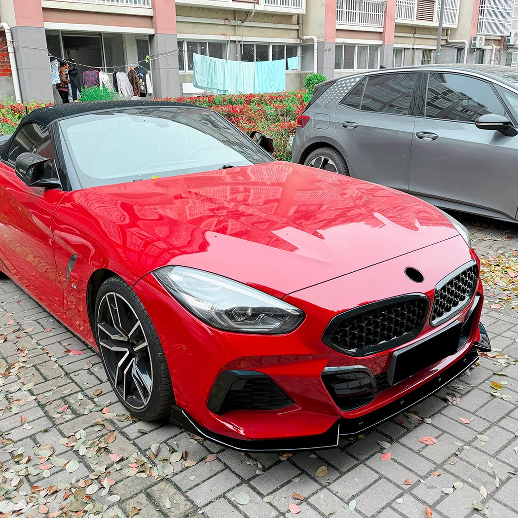 

High Quality ABS Front Bumper Lip Front Shovel Spoiler Surround Modification Accessories For BMW Z4 G29 Convertible 2018+
