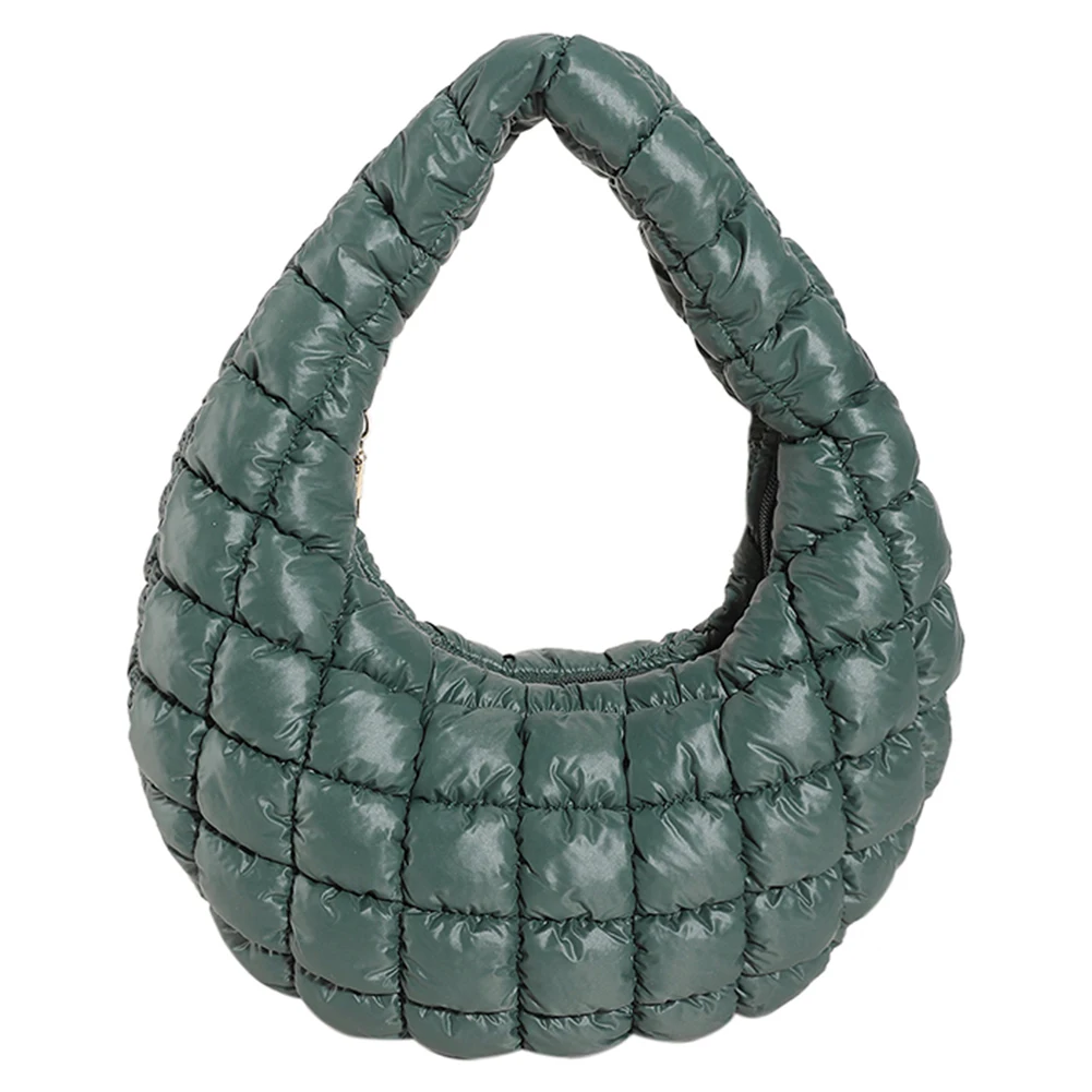 Sac à Main Polyvalent avec Poignée Supérieure pour Femme, Cartable Souple, observateur, Plissé Nuage, Fourre-Tout Matelassé, Fille