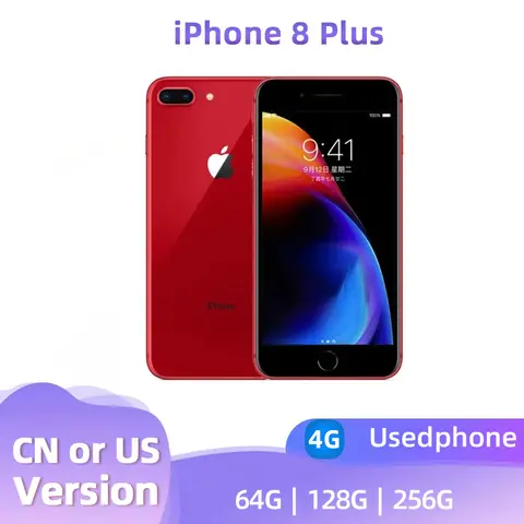 Apple iPhone 8 Plus iOS 5,5 Zoll 256 GB ROM Alle Farben in gutem Zustand Original gebrauchtes Telefon