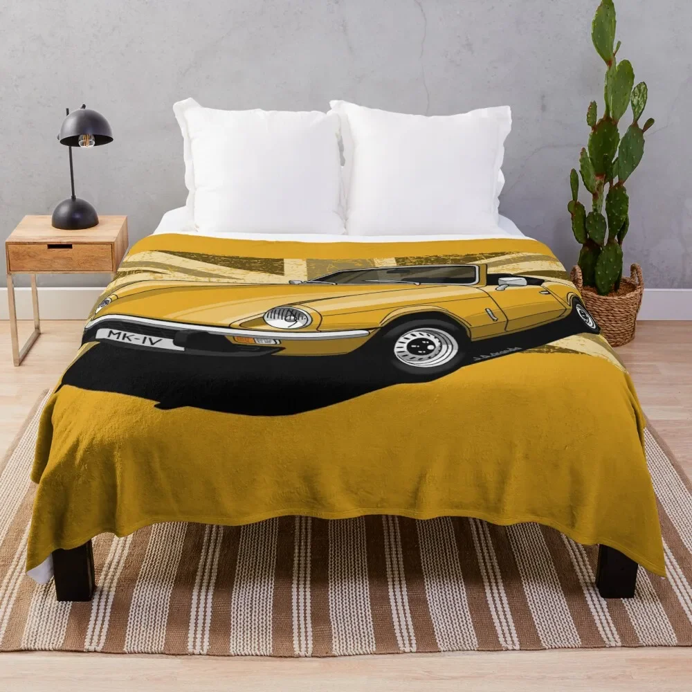 

The coolest English roadster ever! Throw Blanket All Season Soft Lightweight Blanket for Home