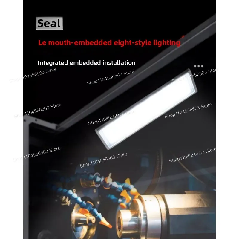 Recessed LED Work Light - DC 24V High Brightness IP67 Waterproof for  Machines & Lathes