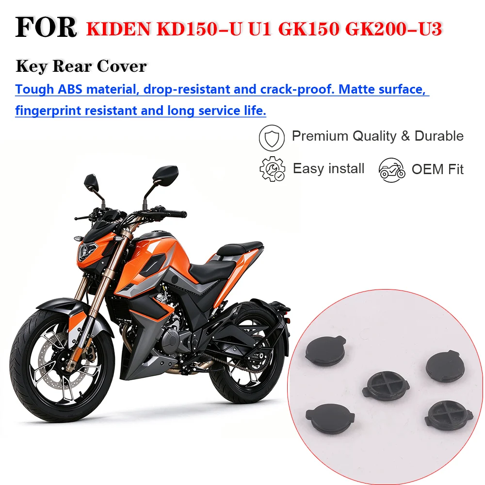 Motorcycle Induction Wristband Key Back Cover Rear Shell, Remote Smart Key Housing Replacement Parts For KIDEN KD150-U KD150-U1